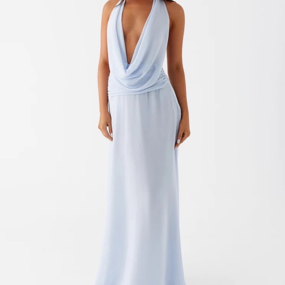 Peppermayo Elysia Chiffon Maxi Dress - Baby Blue - Picture 3 of 11